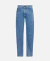 Jw Anderson Twisted Slim Leg Jeans In Blue