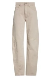 Jw Anderson Mens Twisted Slim-leg Denim Jeans Light Mauve In Light Mauve