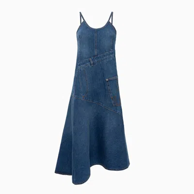 Jw Anderson Blue Cotton Clothing Dresses