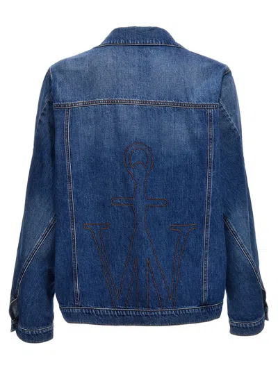 Jw Anderson J.w. Anderson 'twisted Workwear' Denim Jacket In Blue