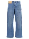 Jw Anderson Twisted Denim Workwear Jeans
