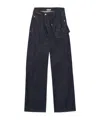 Jw Anderson Twisted Workwear Jeans In Blue