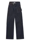 Jw Anderson Twisted Workwear Jeans In Blue