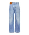Jw Anderson Twisted Midrise Workwear Boyfriend Jeans In Blue