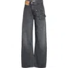 Jw Anderson Twisted Workwear Jeans In Gray