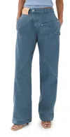 Jw Anderson Twisted Workwear Trousers Steel Blue