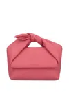 Jw Anderson Twister Bow-detail Shoulder Bag In Pink