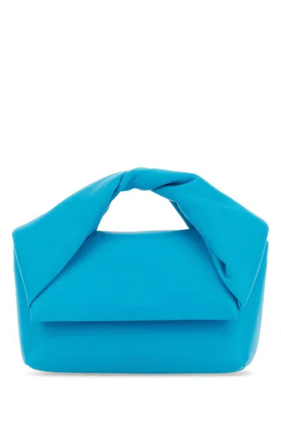 Jw Anderson Twister Chained Medium Tote Bag In Blue