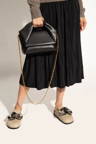 Jw Anderson Large Twister Bag In Black