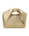 Jw Anderson Twister Leather Mini Bag In Nude