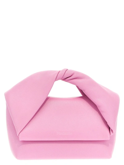 Jw Anderson Twister Midi Handbag In Pink