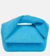 Jw Anderson Twister Midi Shoulder Bag In Turquoise