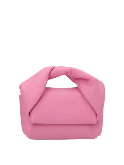 Jw Anderson Twister Mini Handbag In Pink