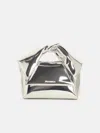 Jw Anderson 'twister' Silver Polyurethane Crossbody Bag In Silver