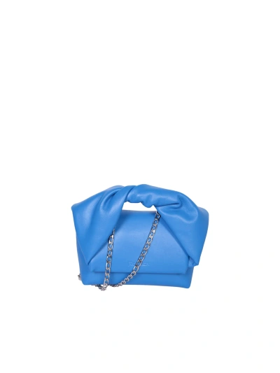 Jw Anderson Twister Small Light Blue Bag