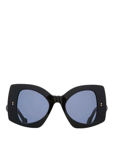 Jw Anderson Twister Sunglasses In Black