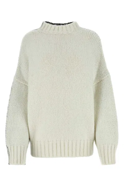 JW ANDERSON JW ANDERSON TWO TONE ACRYLIC BLEND SWEATER
