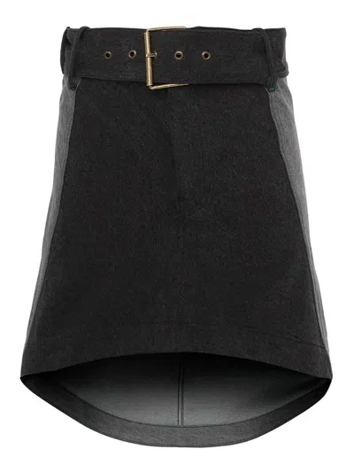 JW ANDERSON FALDA SEMILARGA - GRIS