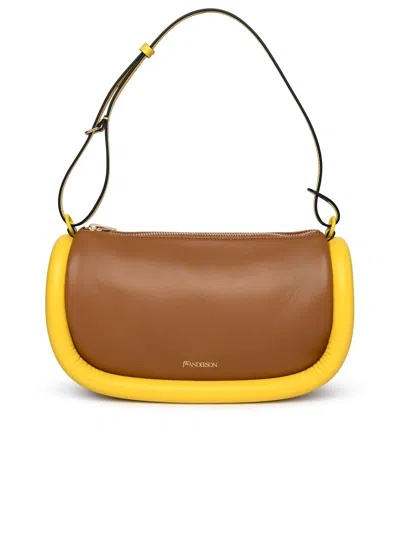 Jw Anderson J.w. Anderson Two-tone Leather Bag In Brown