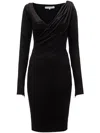 Jw Anderson J. W. Anderson Black Long Sleeves Dress In Black