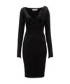 Jw Anderson Abito In Misto Poliestere Stretch Nero Donna In Black