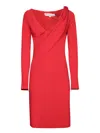 Jw Anderson Dresses In Bright Red