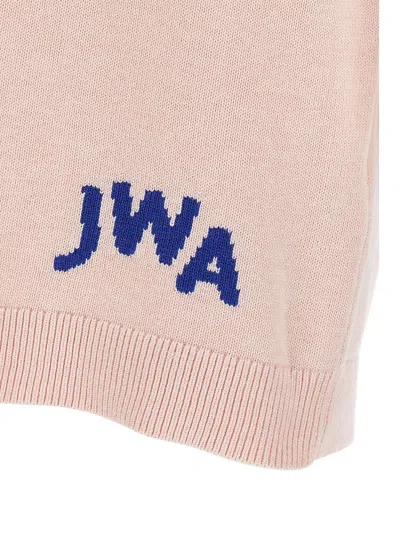 Jw Anderson V-neck Vest In Pink