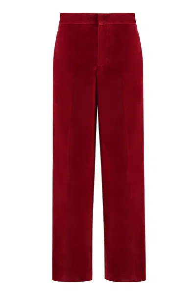 JW ANDERSON JW ANDERSON VELVET TROUSERS