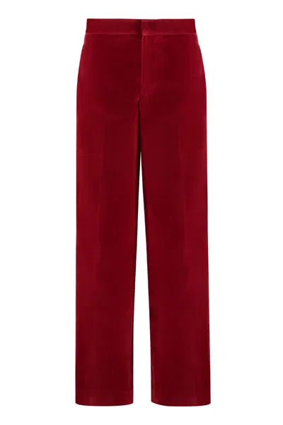 JW ANDERSON JW ANDERSON VELVET TROUSERS