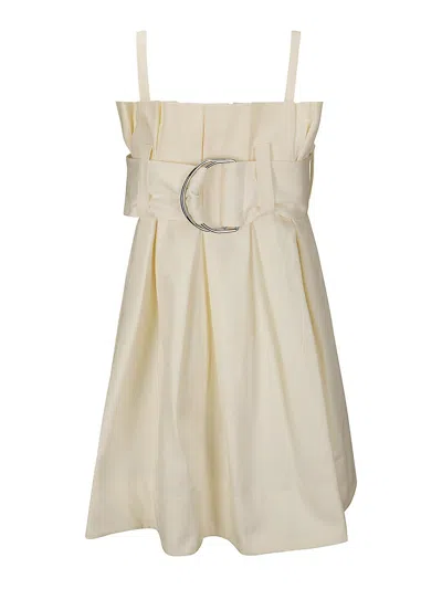 JW ANDERSON SHORT COTTON DRESS IN FOLDS
