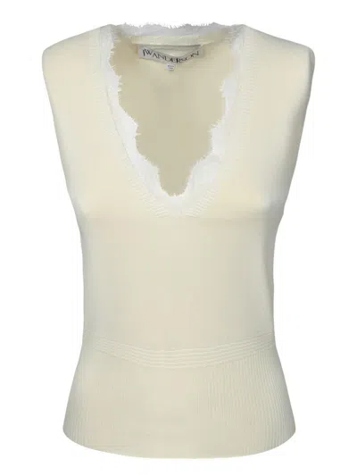 Jw Anderson Vests In Neutral