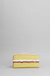 Jw Anderson Victoria Sponge Cake Clutch In Beige
