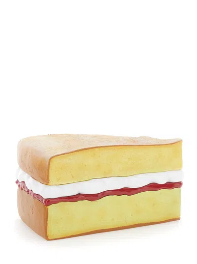JW ANDERSON 'VICTORIA SPONGE' MULTICOLOR CLUTCH WITH MAGNETIC CLOSURE IN RESIN WOMAN