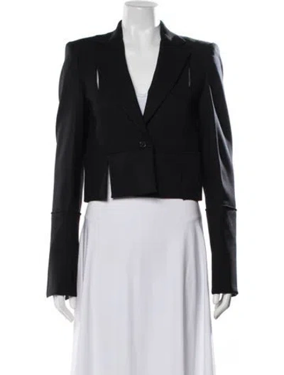 Pre-owned Jw Anderson Virgin Wool Blazer In Black