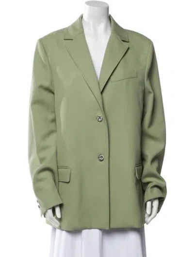Pre-owned Jw Anderson Virgin Wool Blazer W/ Tags In Green