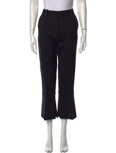 Pre-owned Jw Anderson Virgin Wool Flared Pants W/ Tags In Black