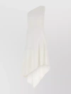 Jw Anderson Viscose-blend Buckle Dress In Brown