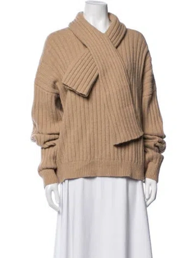 Pre-owned Jw Anderson V-neck Sweater In Neutrals