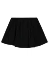 Jw Anderson Elastic Waistband Skirt Gathered Detail In Black