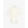 Jw Anderson Polo Oversized Quilted Pocket In Ivory