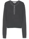 Jw Anderson Waffle-knit Sweater In Grey