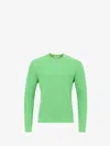 Jw Anderson Waffle Sweatshirt In Green