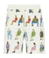 Jw Anderson Waffle-texture Shorts In White