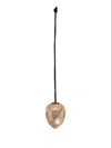 Jw Anderson Keyring With A Walnut Shape In Gold