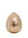 Jw Anderson Walnut-shell Clutch Bag In Gold