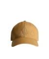 Jw Anderson Waxed Cotton Baseball Cap In Beige In Brown