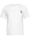 Jw Anderson White Embroidered Logo Printed T-shirt In White