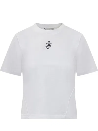 JW ANDERSON WHITE COTTON T-SHIRT