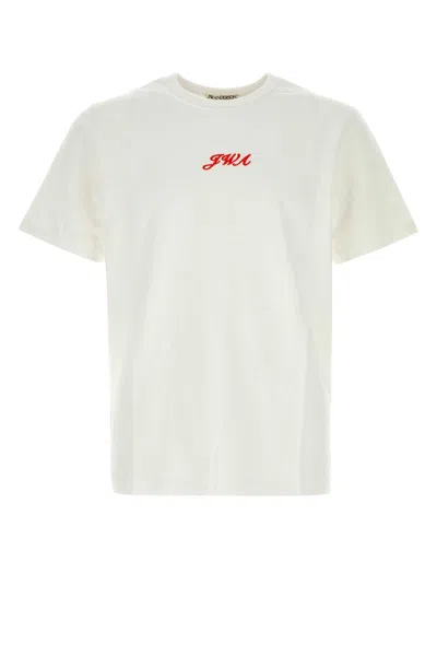 Jw Anderson White Cotton T Shirt