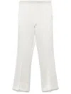 Jw Anderson J.w. Anderson White Drawstring-waist Track Trousers In White